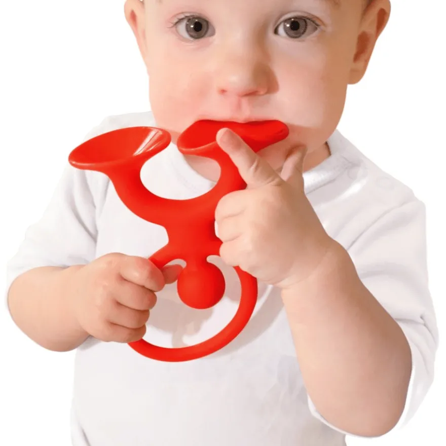 Noogi sugkoppsfigur 13 cm – röd, 1 st.