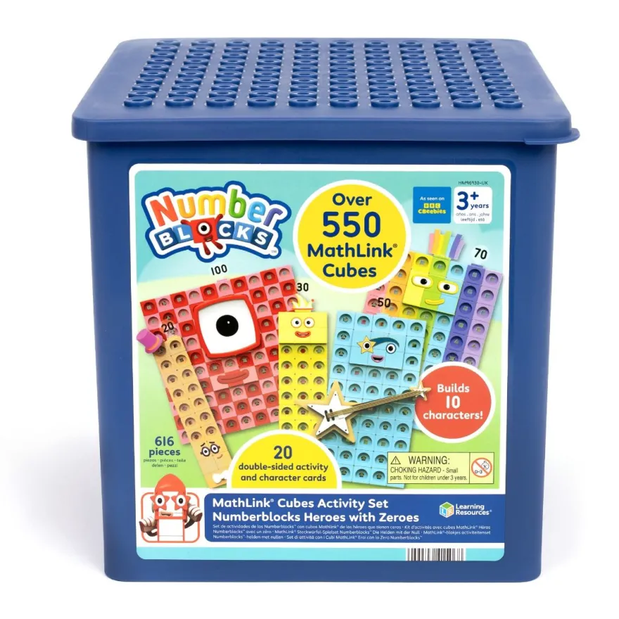 Numberblocks-aktivitetspaket – Heroes with Zeroes