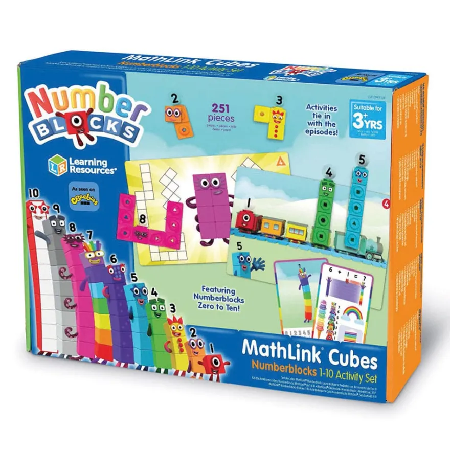 Numberblocks aktivitetsset - Siffrorna från 1-10
