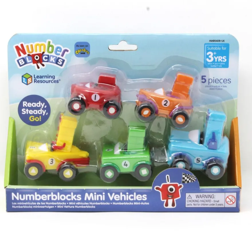 Numberblocks - Fem bra kompisar i sina bilar