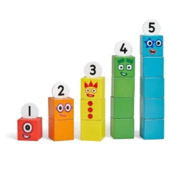 Numberblocks – Fem goda vänner (trä)