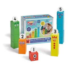 Numberblocks – Fem goda vänner (trä)