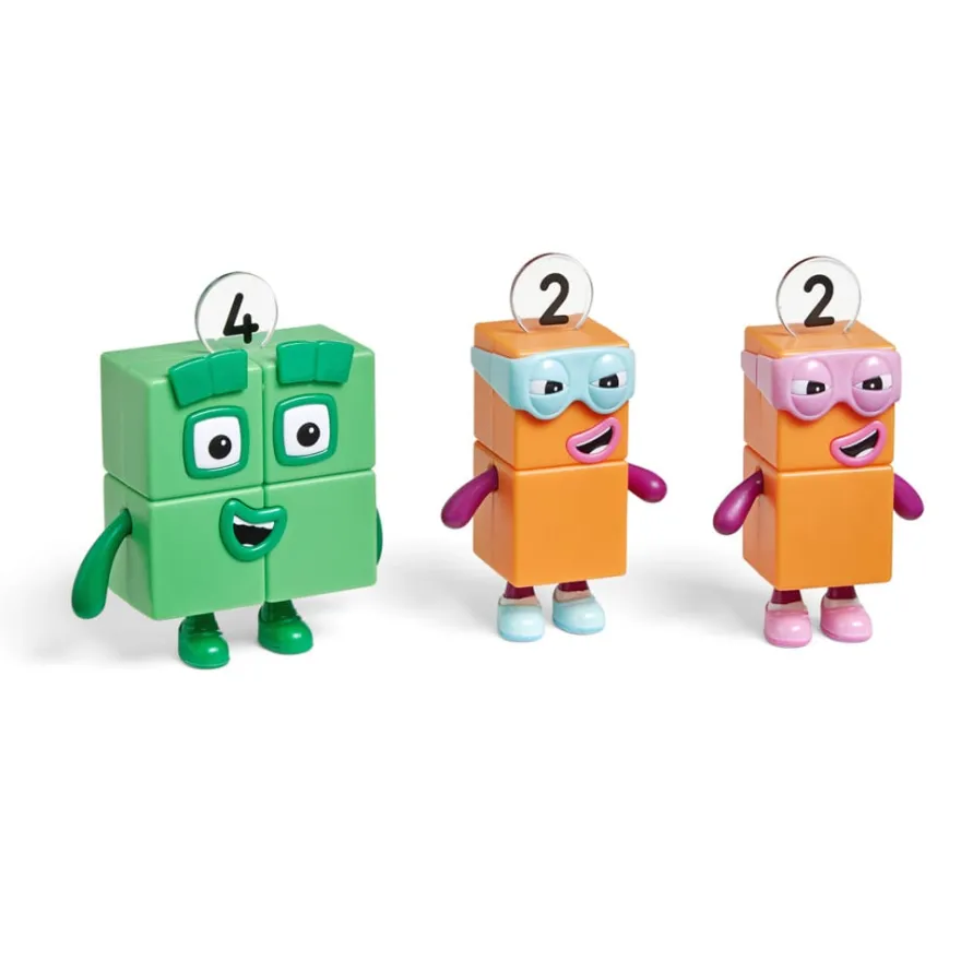 Numberblocks - Fyra och tvillingarna Två och Två
