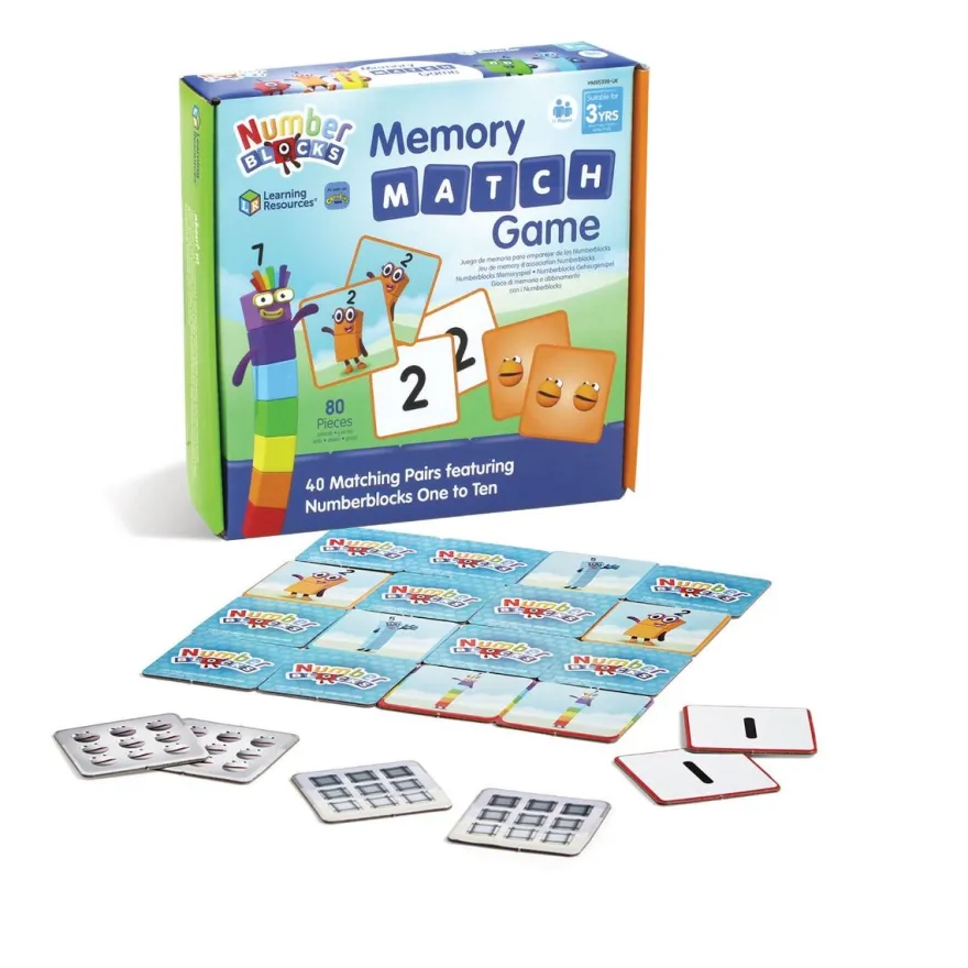 Numberblocks - Minnesspel