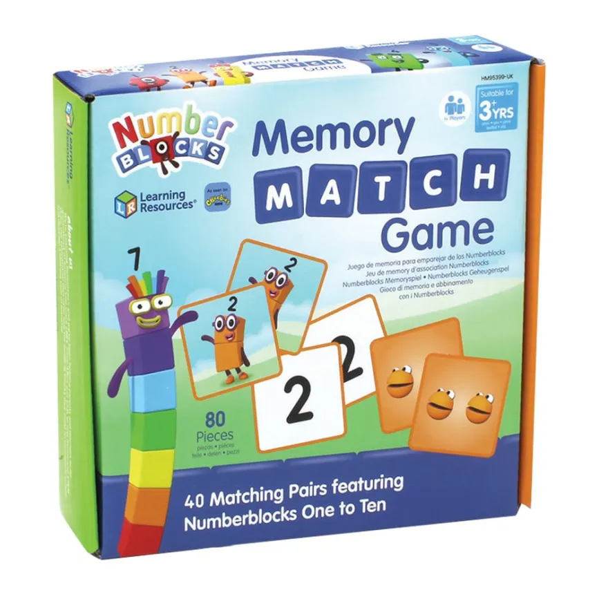 Numberblocks - Minnesspel