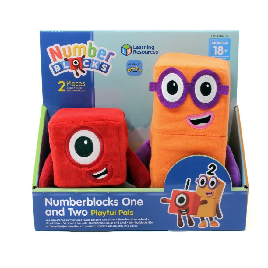 Numberblocks plysch - Ett och två