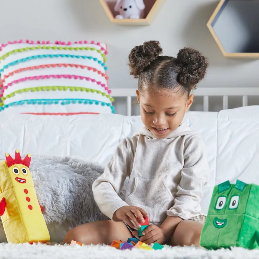 Numberblocks, plysch - Tre och Fyra