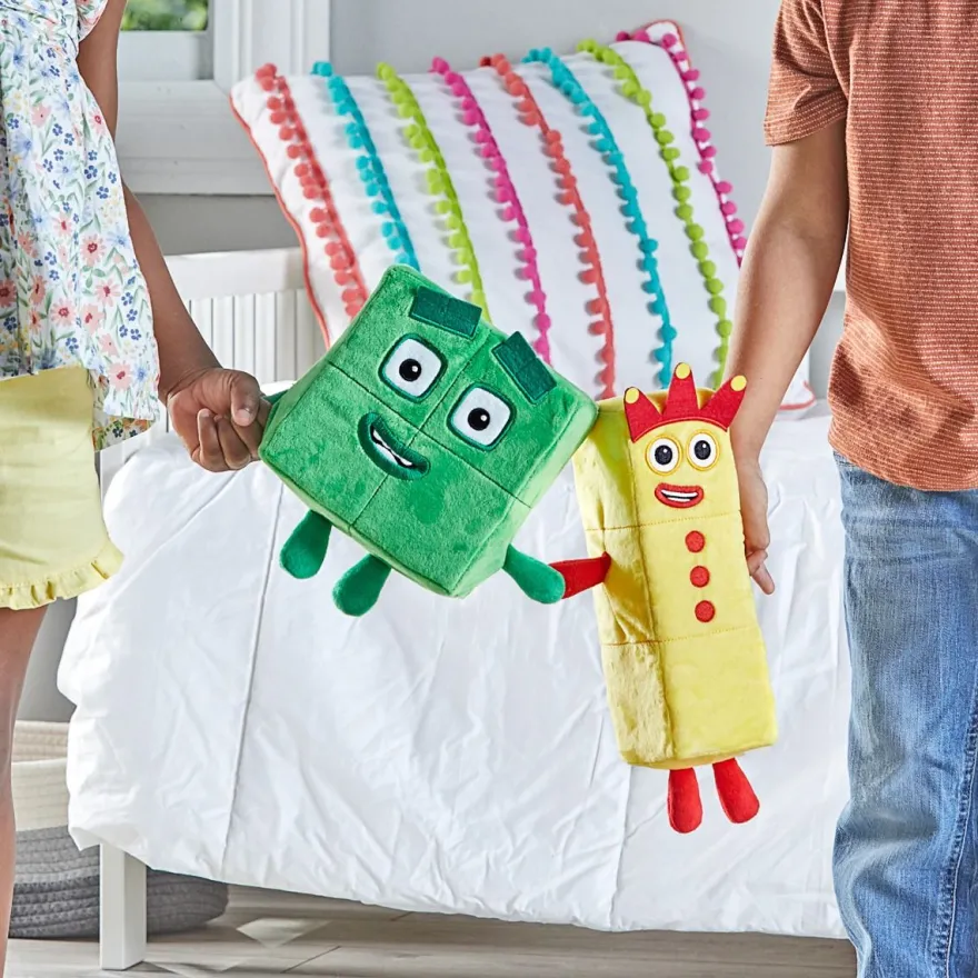 Numberblocks, plysch - Tre och Fyra