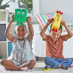 Numberblocks, plysch - Tre och Fyra