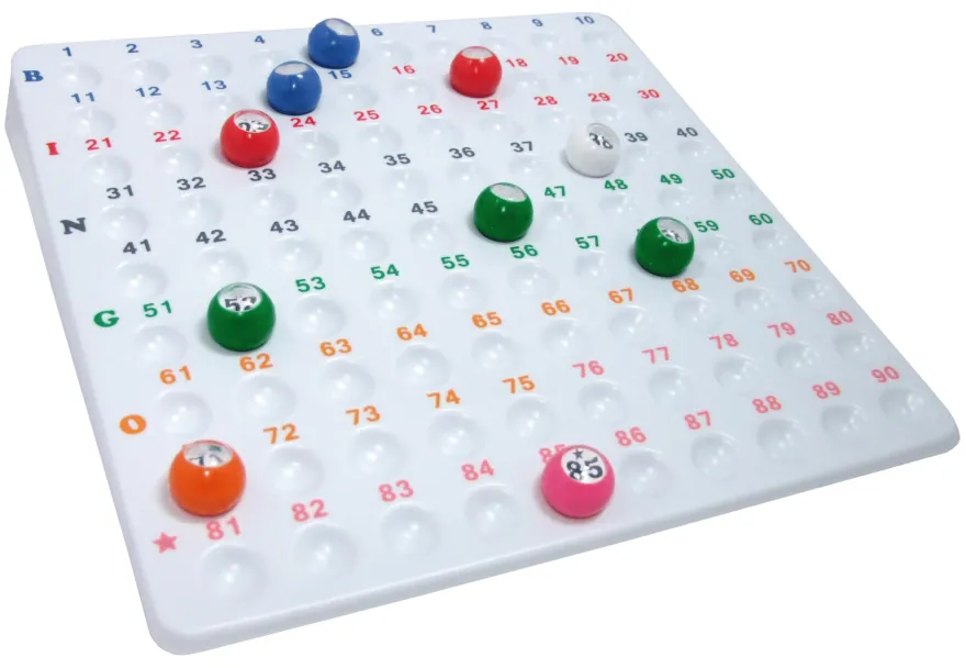 Nummerlotteri med tombola, inkl. 90 kulor