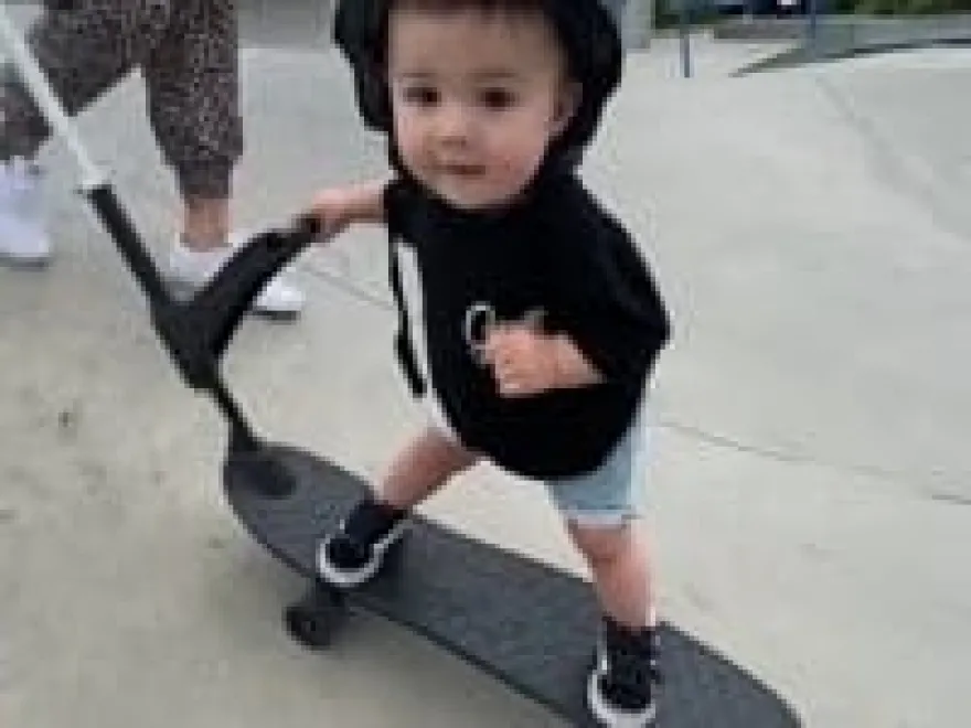 Nybörjar-skateboard - Svart
