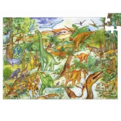 Observationspussel med 100 bitar - Dinosaurie