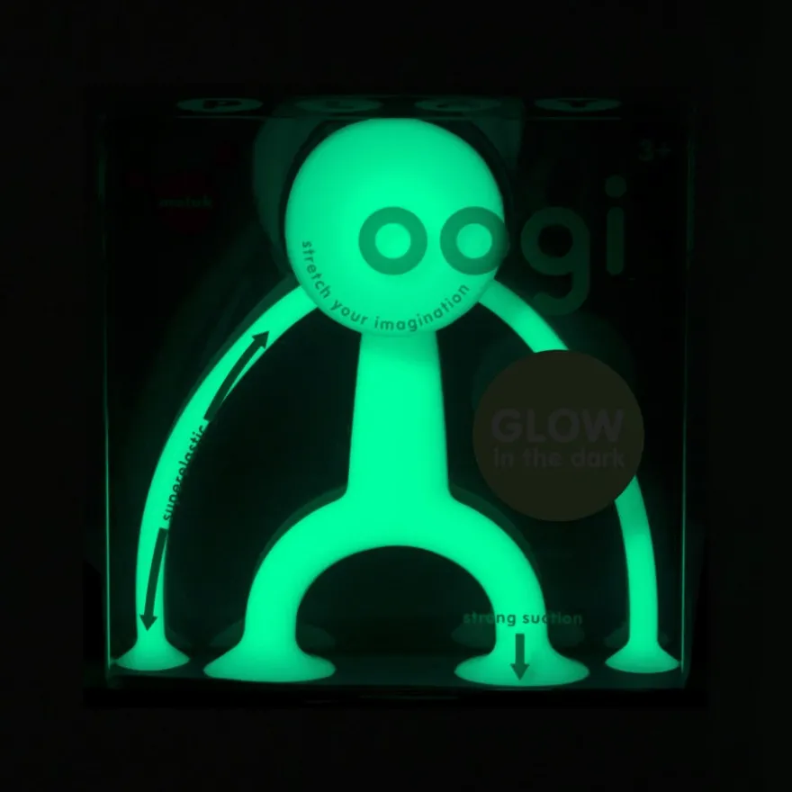 Oogi sugkoppsfigur 13 cm – glow in the dark, 1 st.