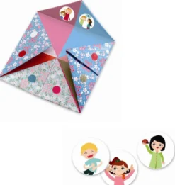 Origami - Loppor i ljusa färger