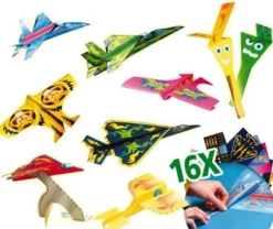 Origami - Pappersflygplan 16 st.