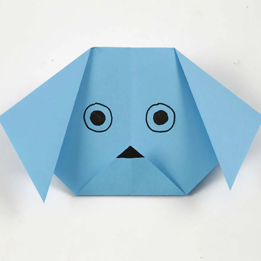 Origami 15 x 15 cm - Grundfärger, 10 ark