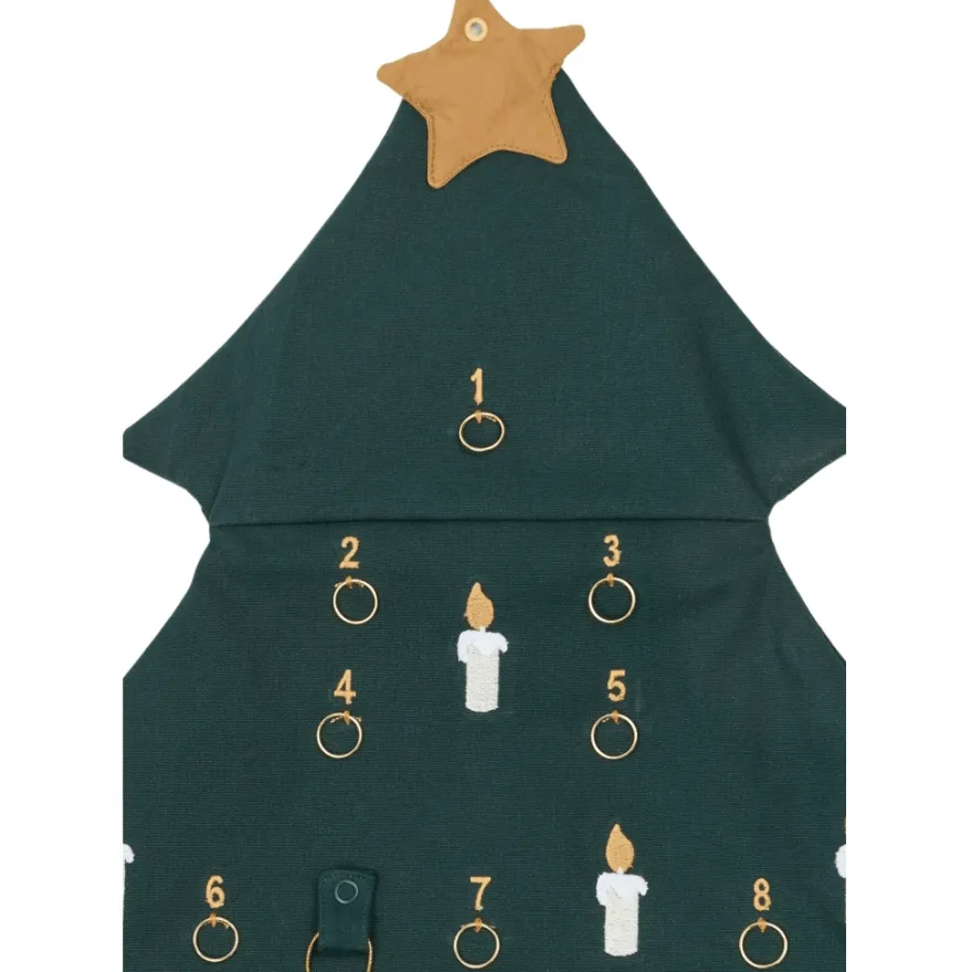 Paketkalender med ringar, 1-24 - Julgran