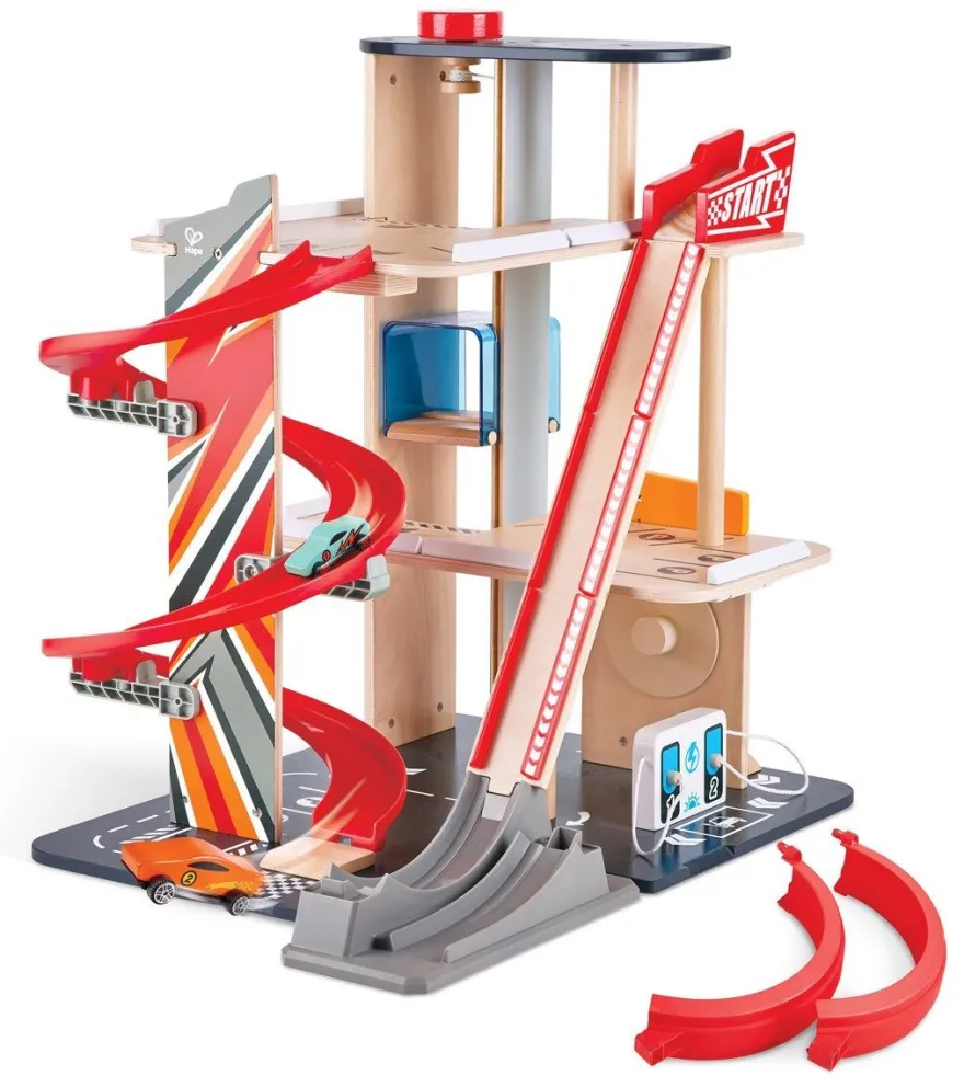 Parkeringshus inkl. stunt-ramp
