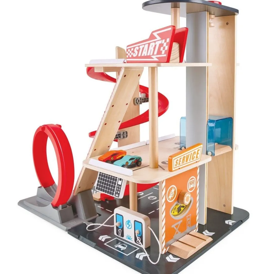 Parkeringshus inkl. stunt-ramp