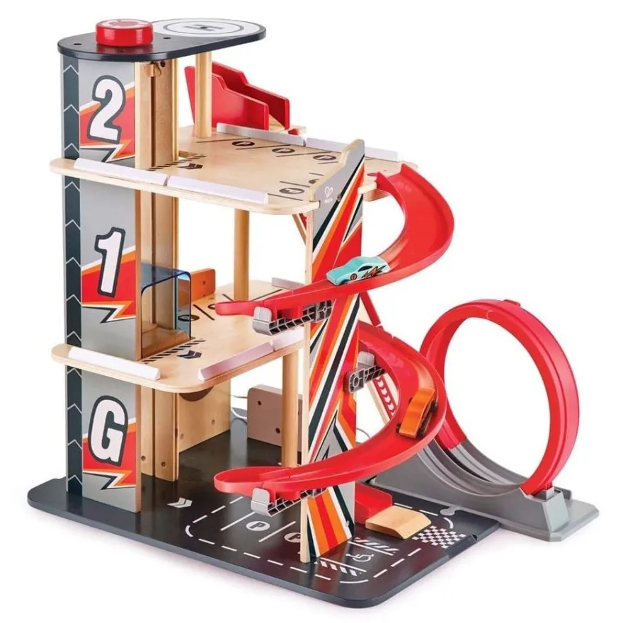 Parkeringshus inkl. stunt-ramp