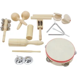 Percussionspaket med 11 instrument