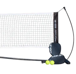 Pickleballset inkl. nät – svart