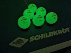 Pingisbollar Poly 40+, Glow 6 st. - Ø 4 cm