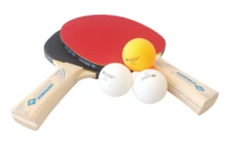 Pingis-set med 2 rack+3 bollar
