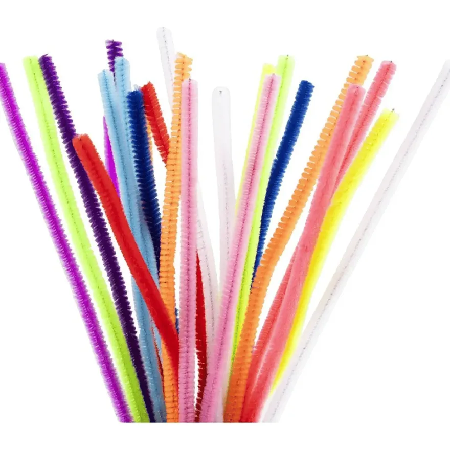 Piprensare Ø6 mm. - Colorful, 25 st.