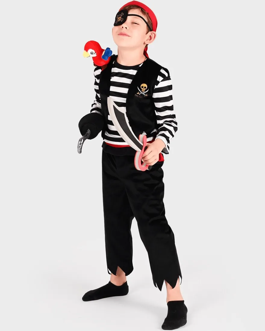 Piratdräkt, inkl. tillbehör