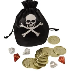 Piratpung med guld och diamanter