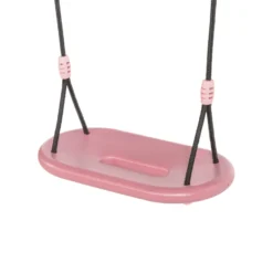 Plastgunga 45 x 24 cm - Rosa (svart rep)