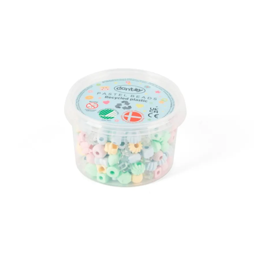 Plastpärlor - Pastel, 280 st.
