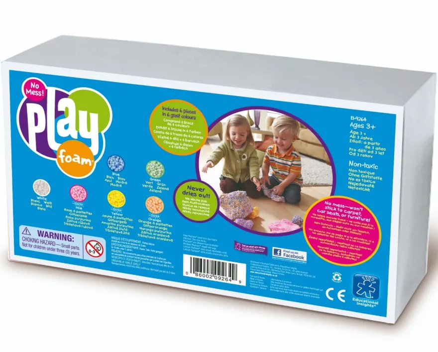 Playfoam - Jumbopaket, 6 färger