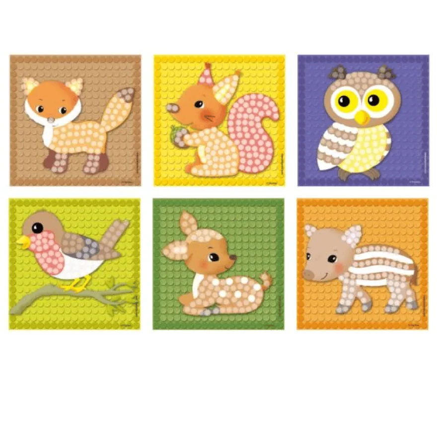 PlayMais Mosaic Little - Skogsdjur, 2.300 st.