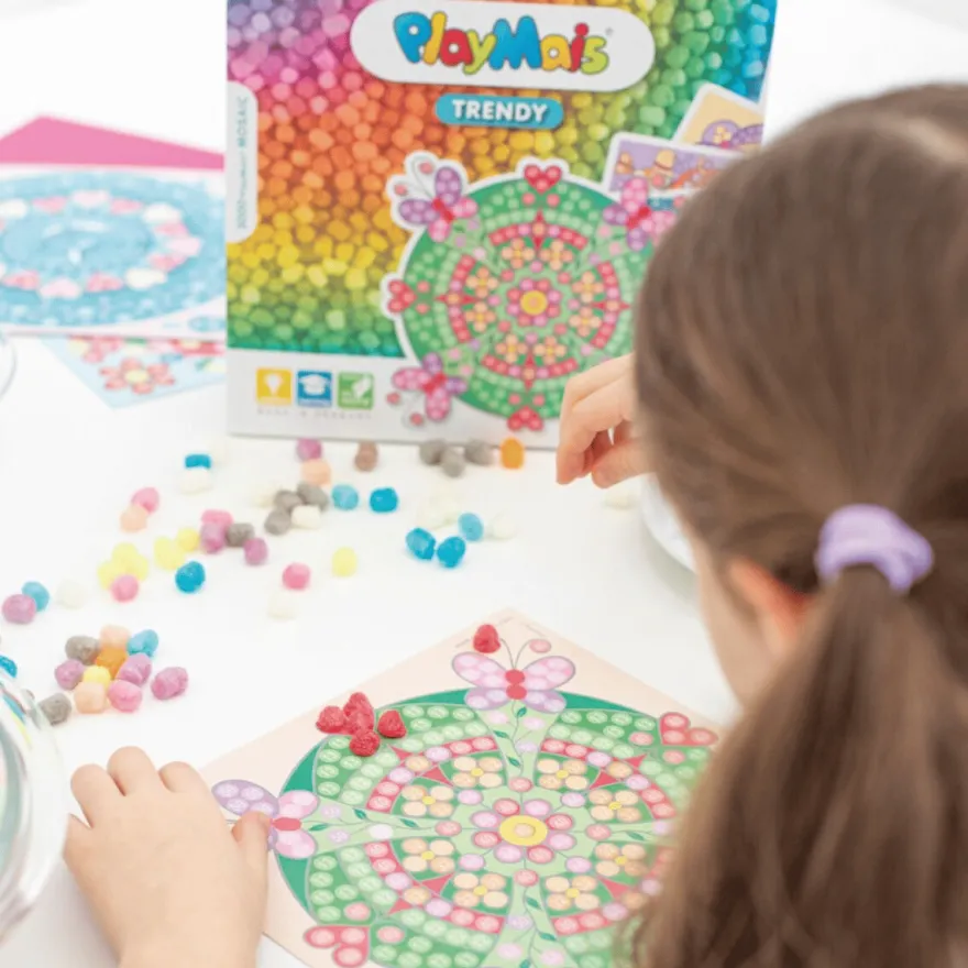 PlayMais Mosaic Trendy - Mandala, 3.000 st.