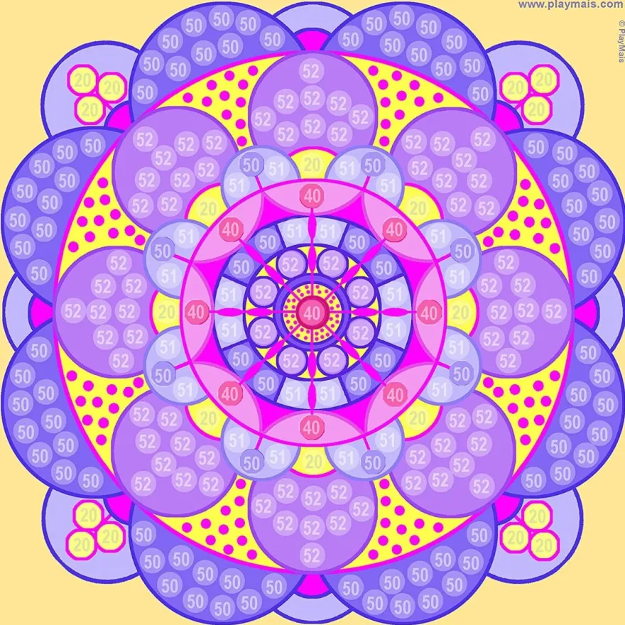 PlayMais Mosaic Trendy - Mandala, 3.000 st.