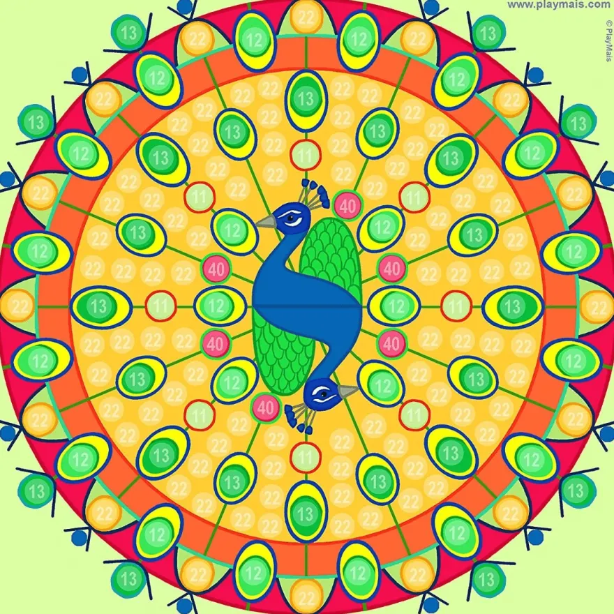 PlayMais Mosaic Trendy - Mandala, 3.000 st.