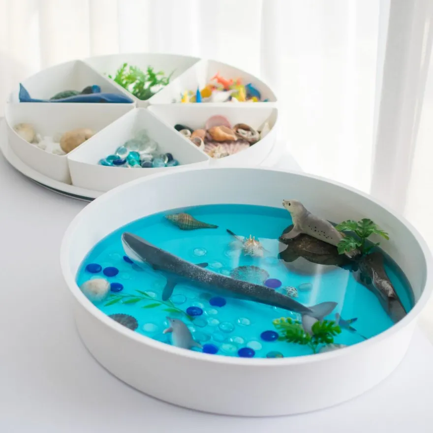 PlayTRAY - sensorisk bricka med lock