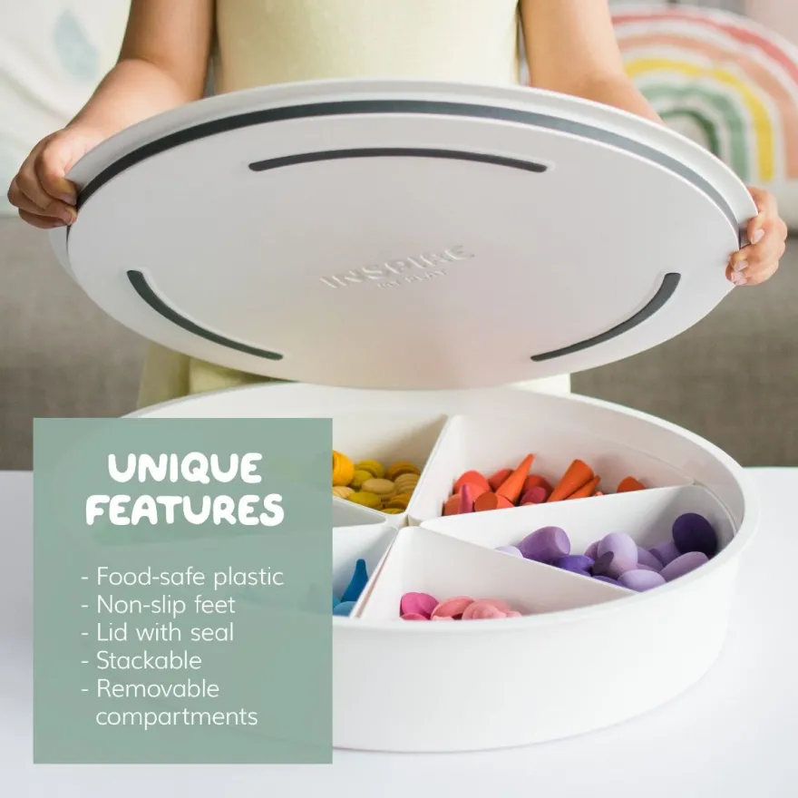 PlayTRAY - sensorisk bricka med lock