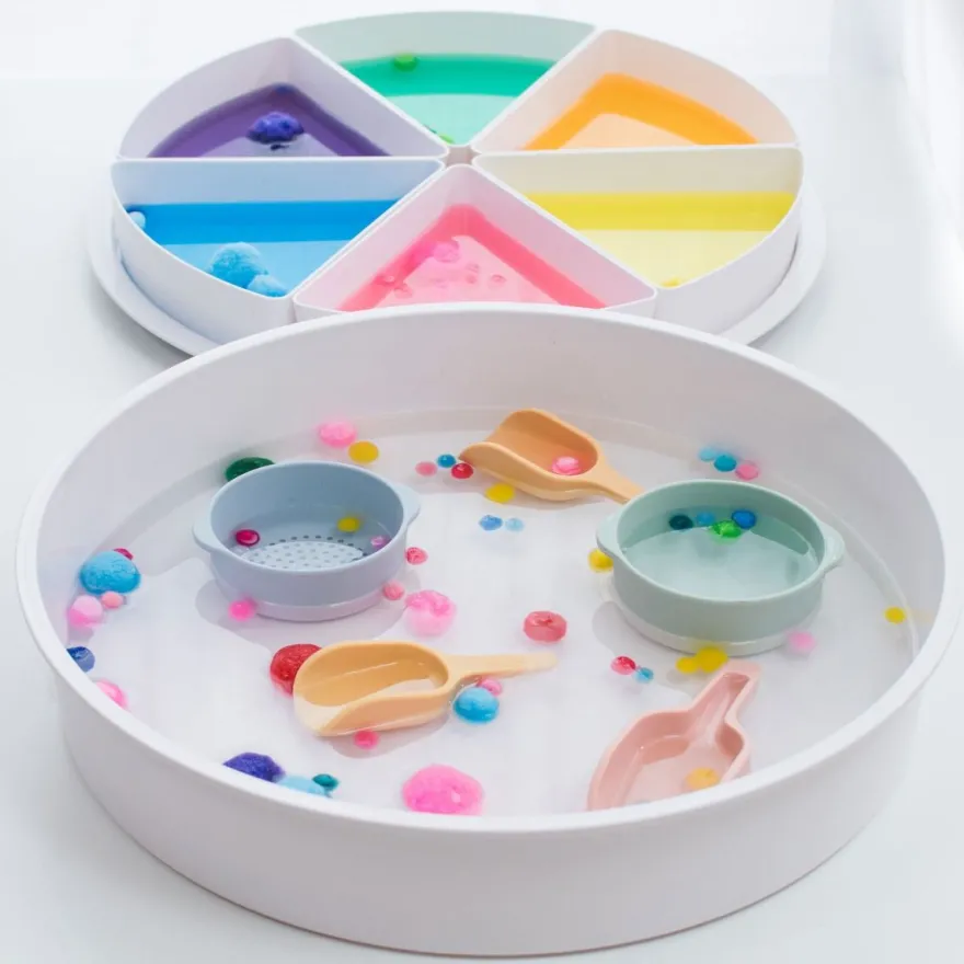 PlayTRAY - sensorisk bricka med lock