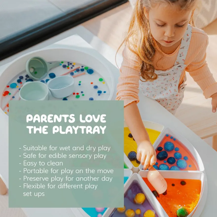 PlayTRAY - sensorisk bricka med lock
