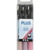 Plus Color Tuschpennor - Rosa/Lila/Ceris, 3 st.