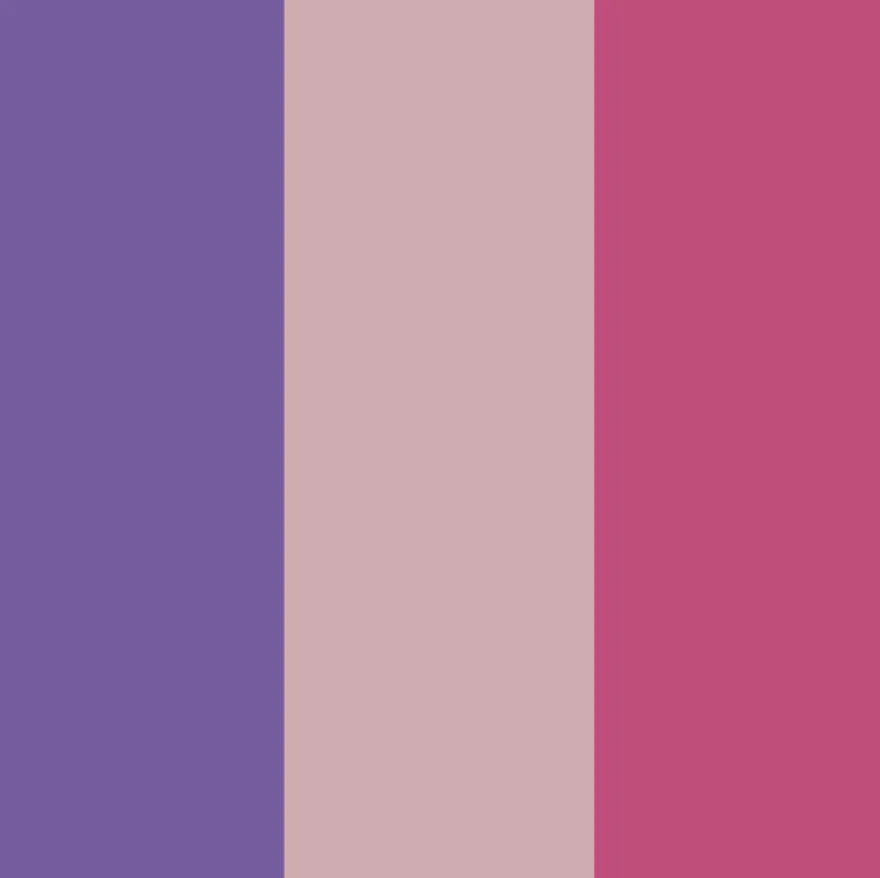 Plus Color Tuschpennor - Rosa/Lila/Ceris, 3 st.