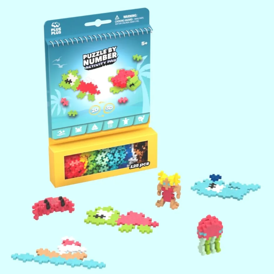 Plus-Plus aktivitetspaket – Under havet, 125 st.