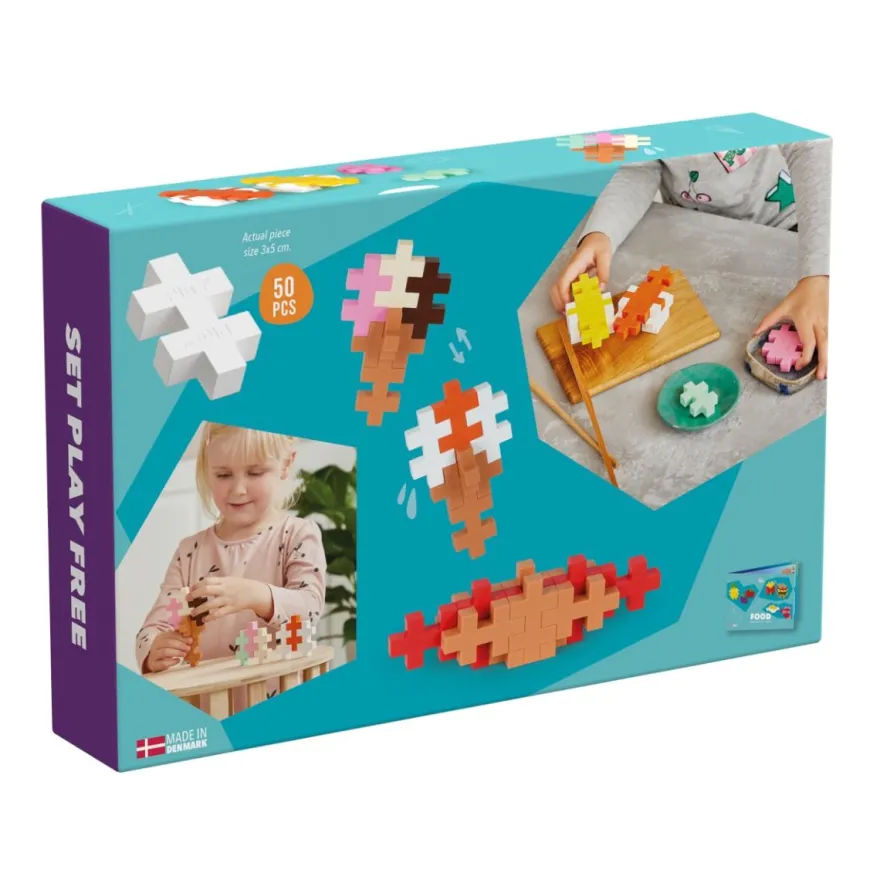 Plus-Plus BIG aktivitetspaket – Mat, 50 st.