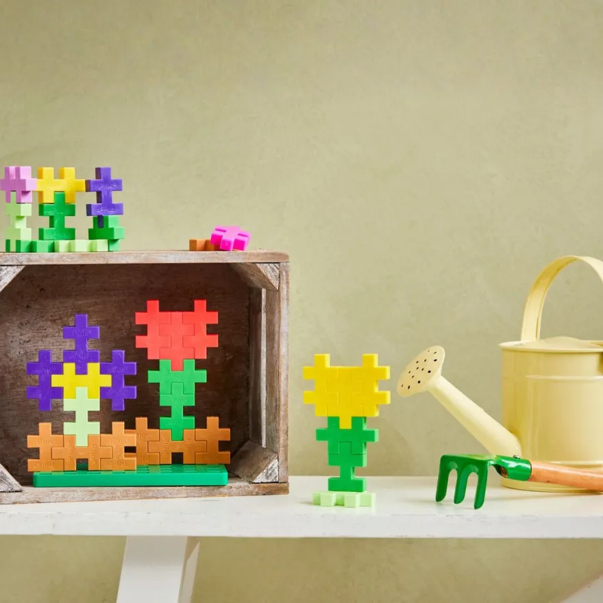 Plus-Plus BIG aktivitetspaket - Blommor, 40 st.