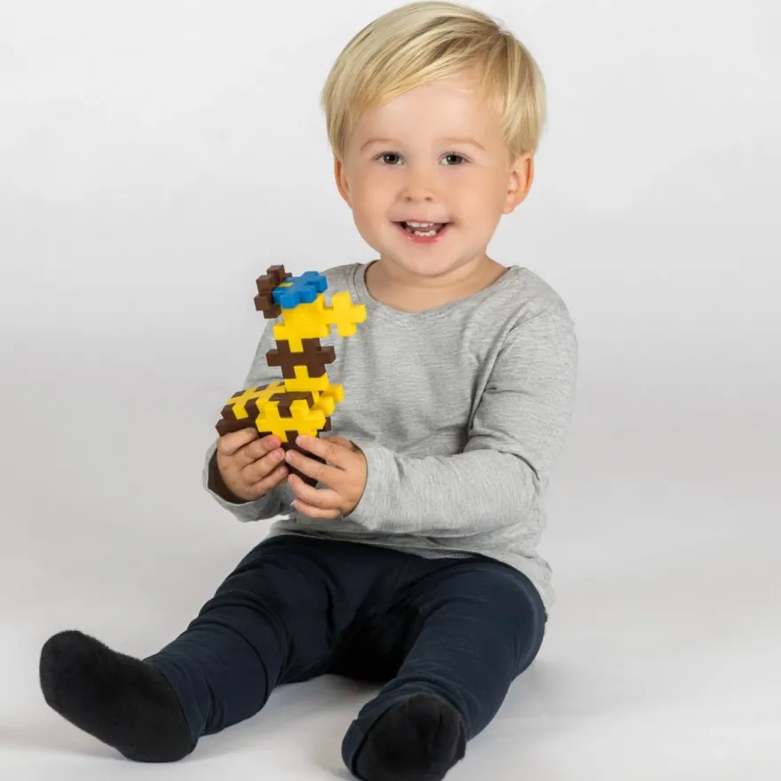 Plus-Plus BIG i rör - Giraff, 15 st.