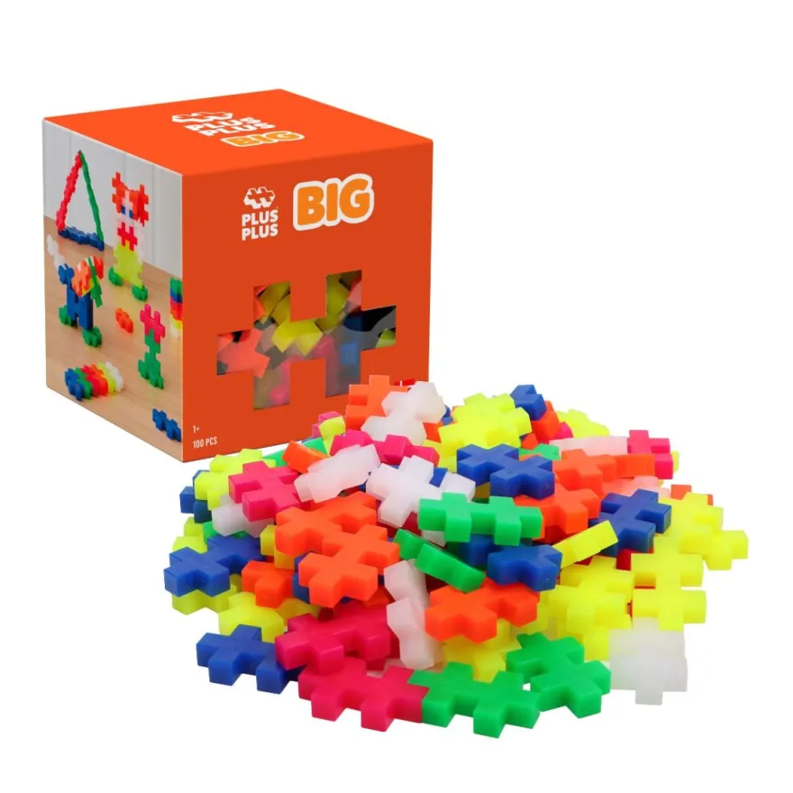 Plus-Plus BIG Neon, 100 st.
