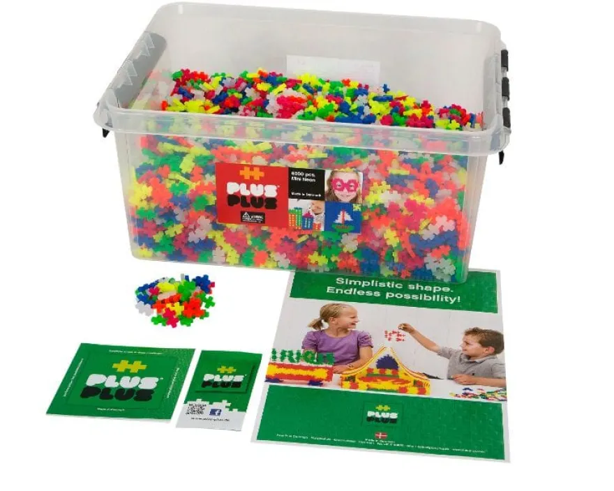 Plus-Plus Education Neon - 6000 st.